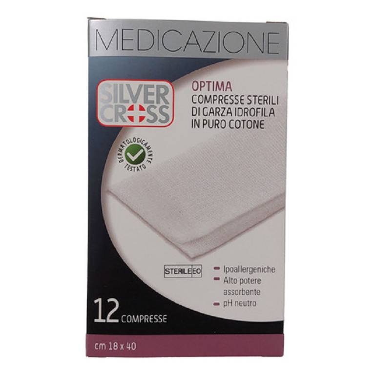 GARZA SILVERC COT 18X40CM 12PZ