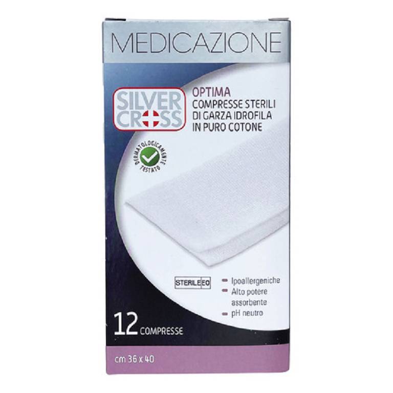 GARZA SILVERC COT 36X40CM 12PZ